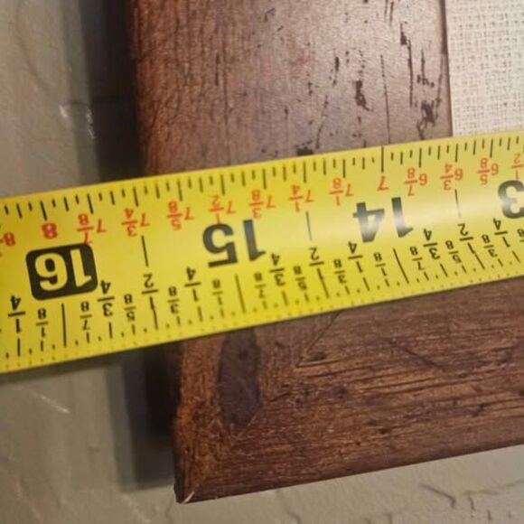 Wood Framed Floral Picture Orange Gerber Daisies 15" X 17" - Picture 3 of 3